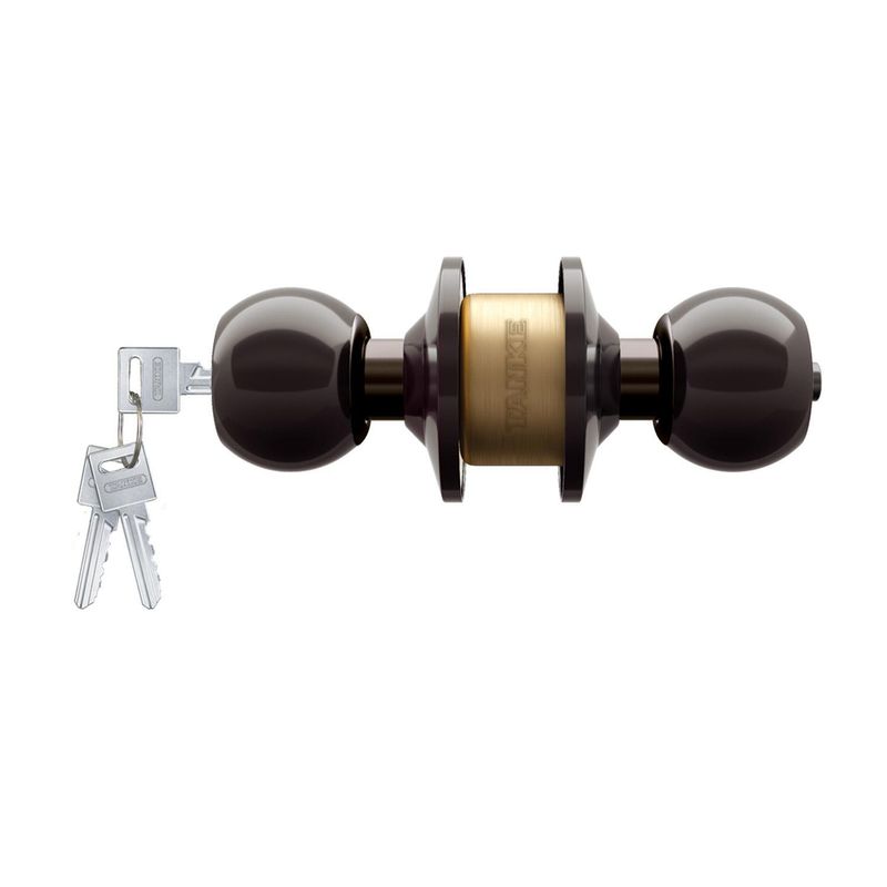 - Cerradura de Pomo Dormitorio Bronce Quemado BQ-23