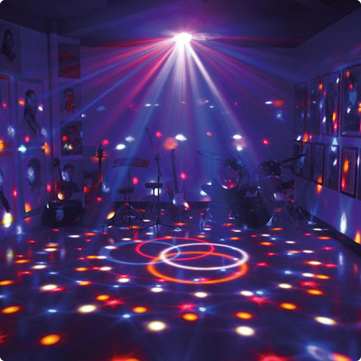 ILUMA - Lámpara Giratoria Musical 360° RGB Bluetooth