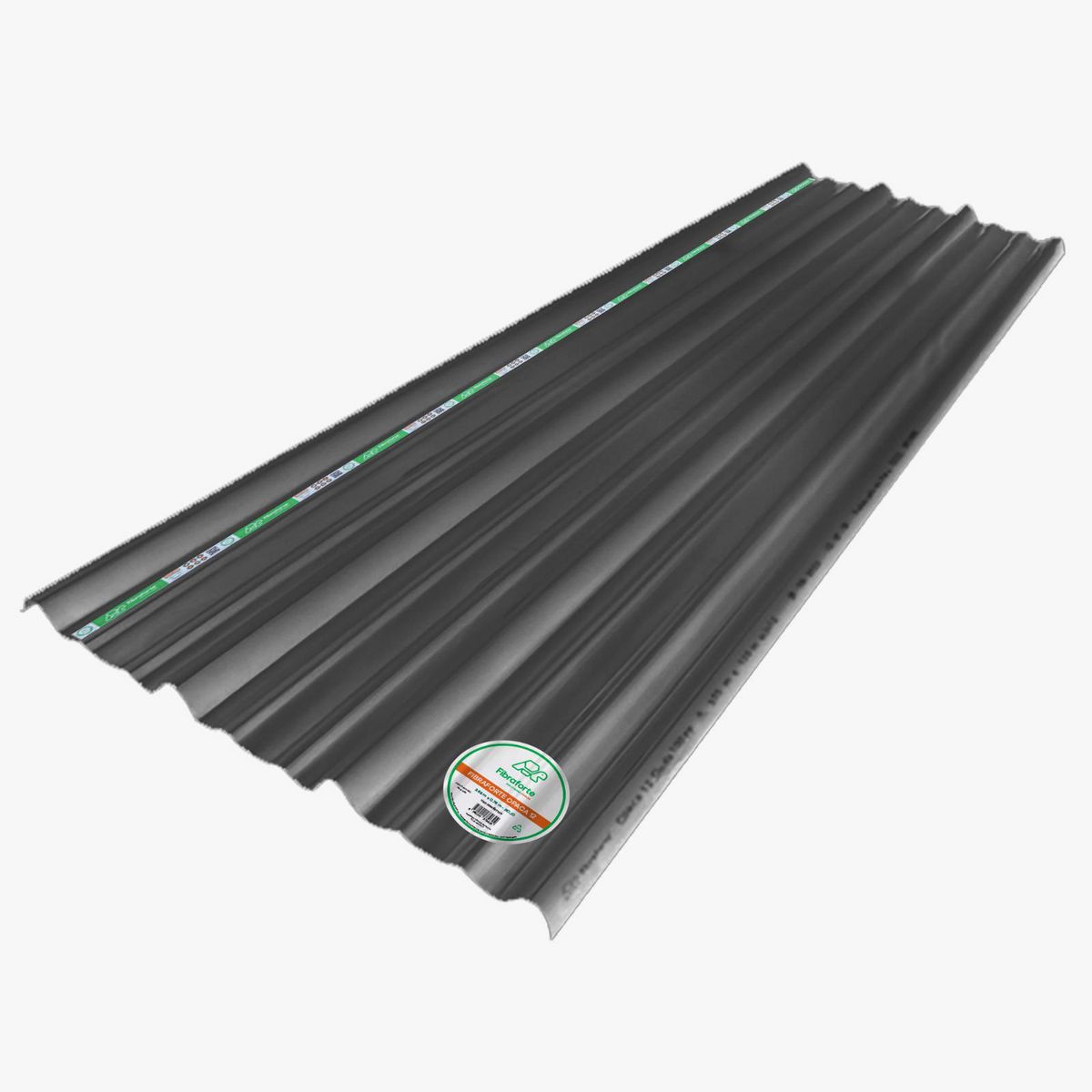 FIBRAFORTE - Techos Fibraforte TF4 UPP Bicapa 3.60x1.10m Grafito