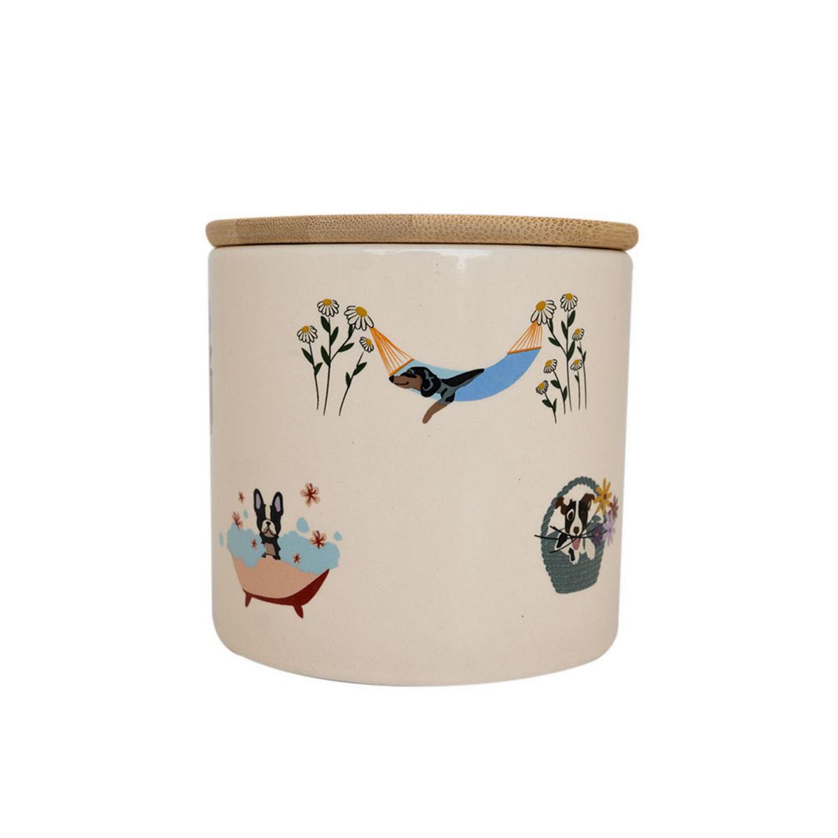 KEEP - Container Tapa Bamboo Pet Flowers 500ml