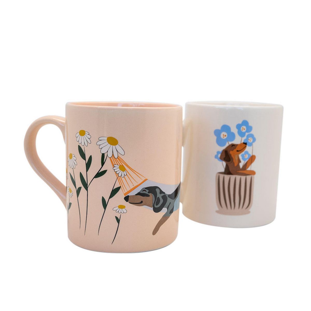 KEEP - Set 2 Tazones Dúo Pet Flowers 330ml