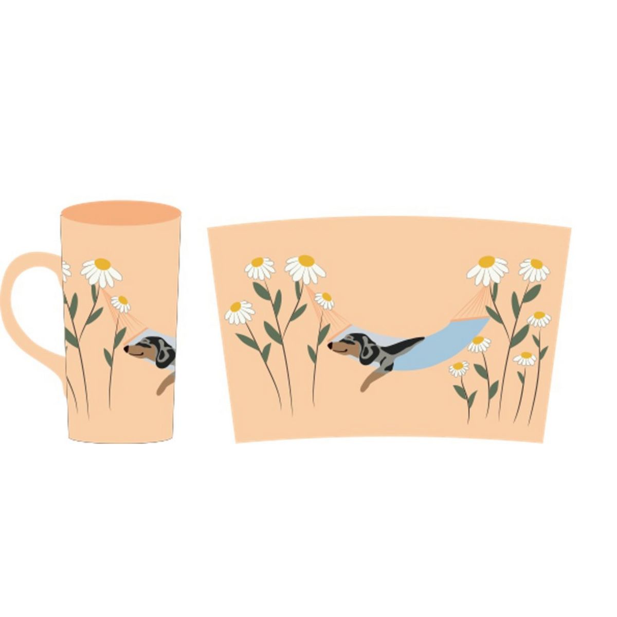 KEEP - Tazón Latte Pet Flowers