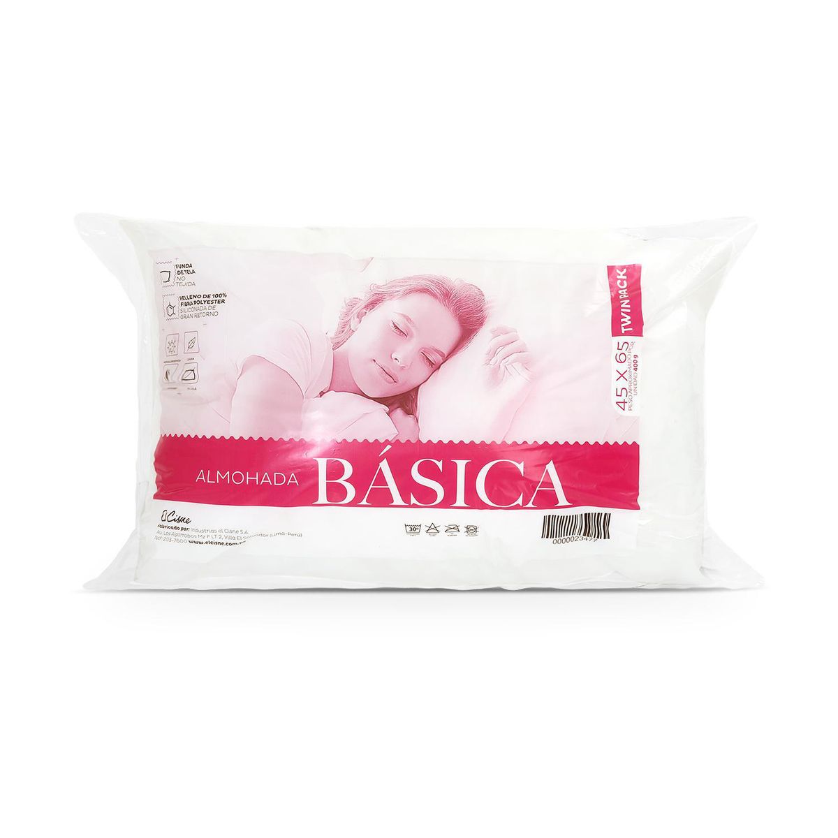 EL CISNE - Almohada Básica Twinpack
