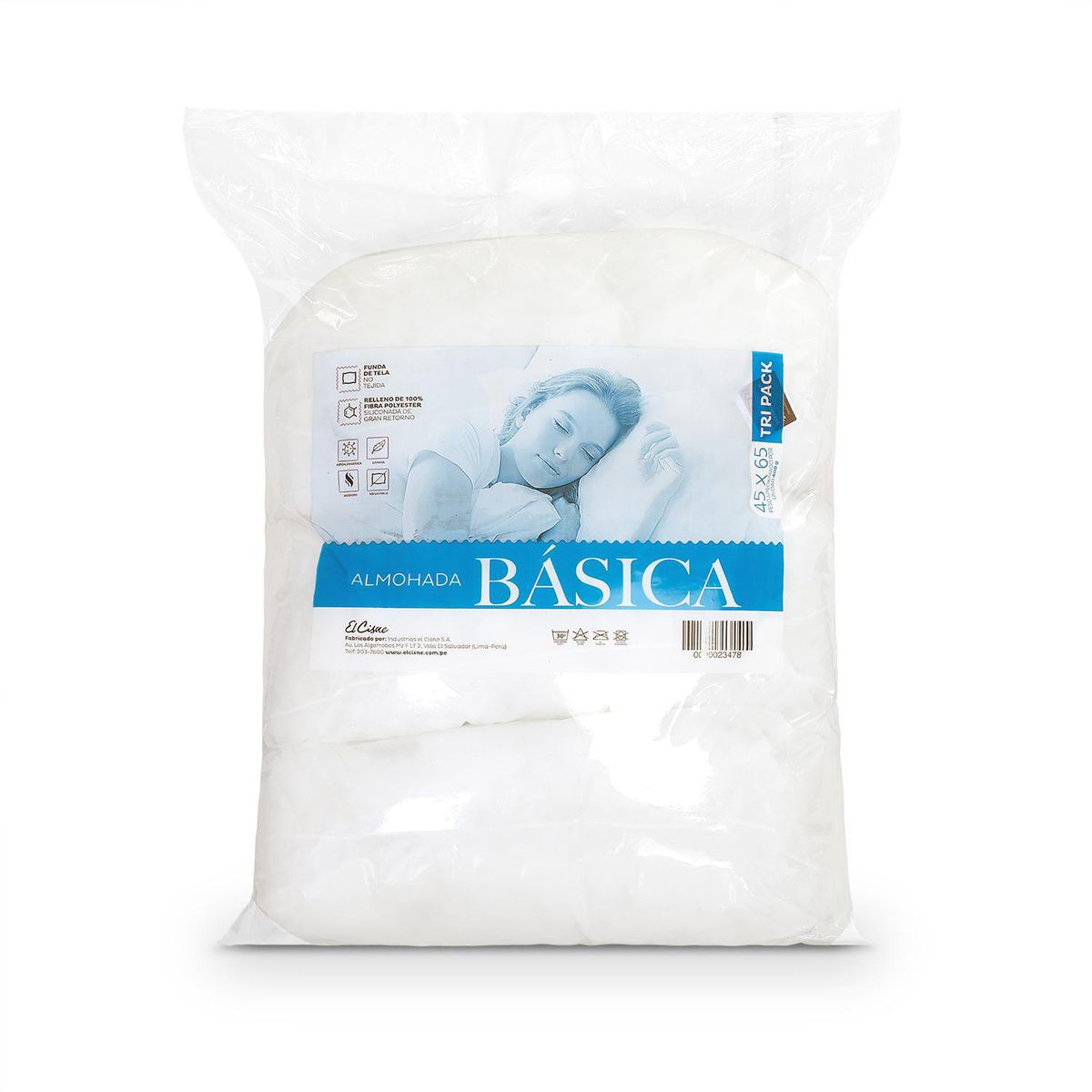 EL CISNE - Almohada Básica Tripack