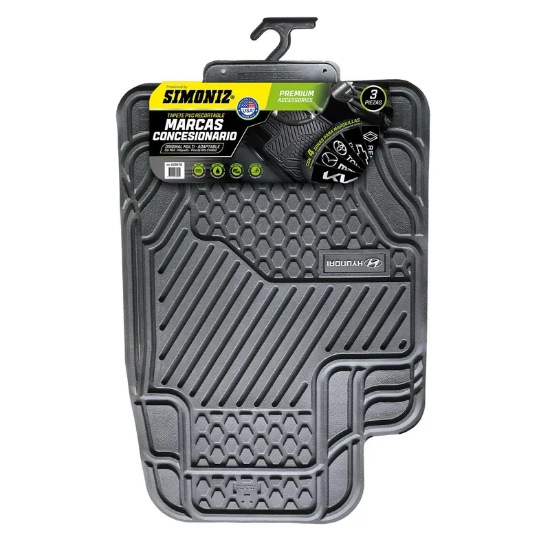 SIMONIZ - Piso para Auto PVC Premium Concesionario Hyundai 3 Piezas