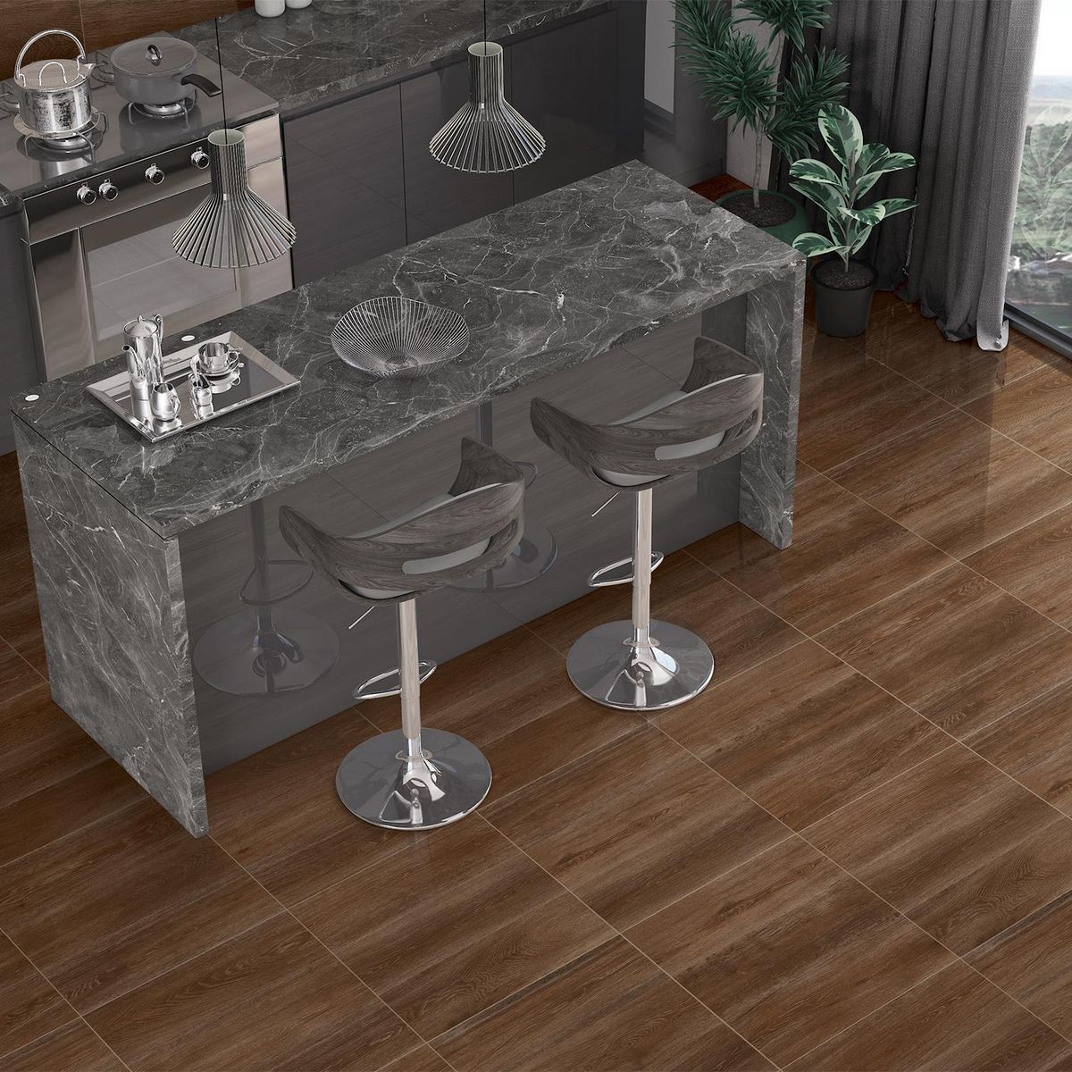 KLIPEN - x Maderadas CERATO Marrón 1.44 m2