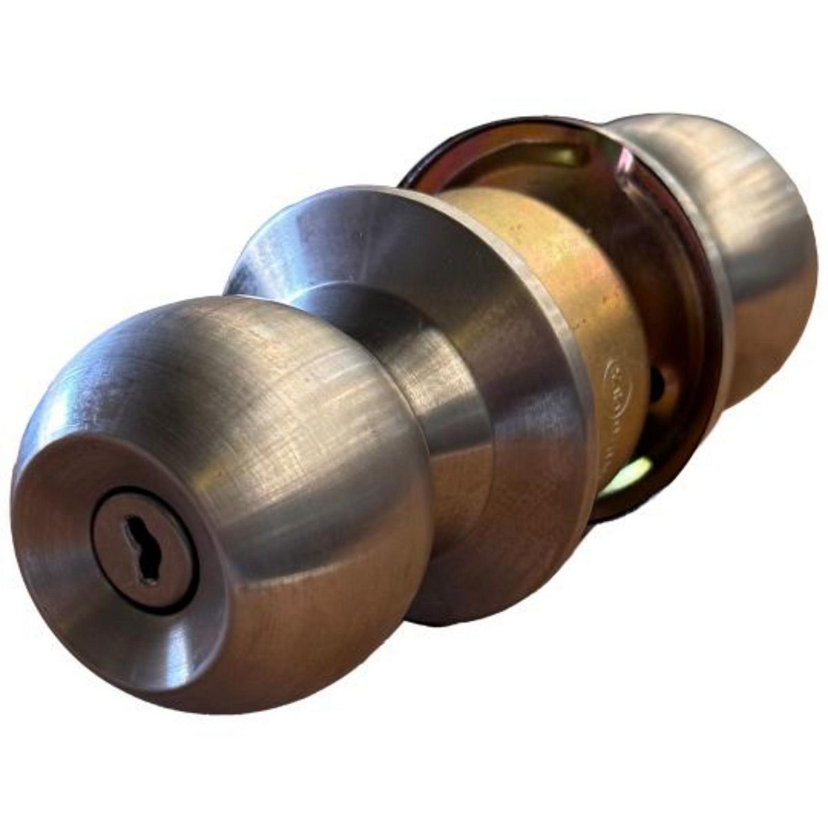 YALE - Cerradura de Pomo Dormitorio Carolina Acero