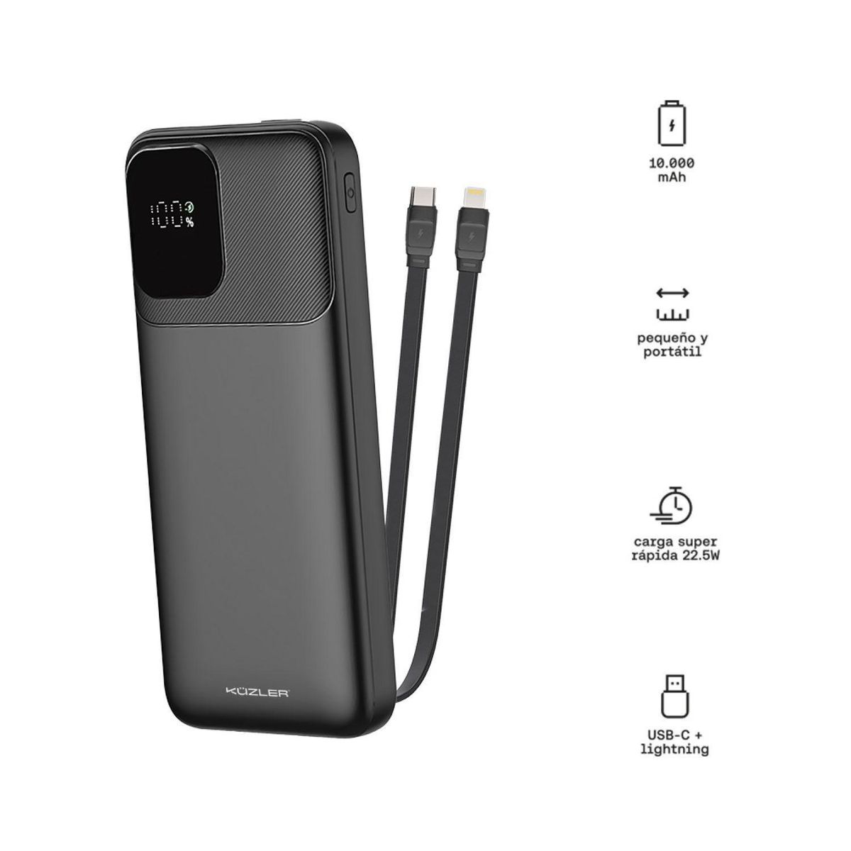 KUZLER - Powerbank 10KmAh 2 ANKE-106N