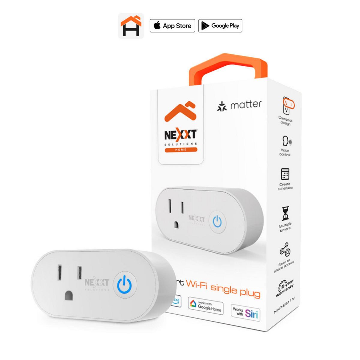 NEXXT SOLUTIONS - Enchufe Inteligente Interiores Matter