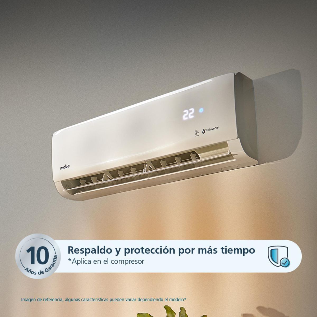 MABE - Aire Acondicionado Inverter 220v 12000 BTU Blanco