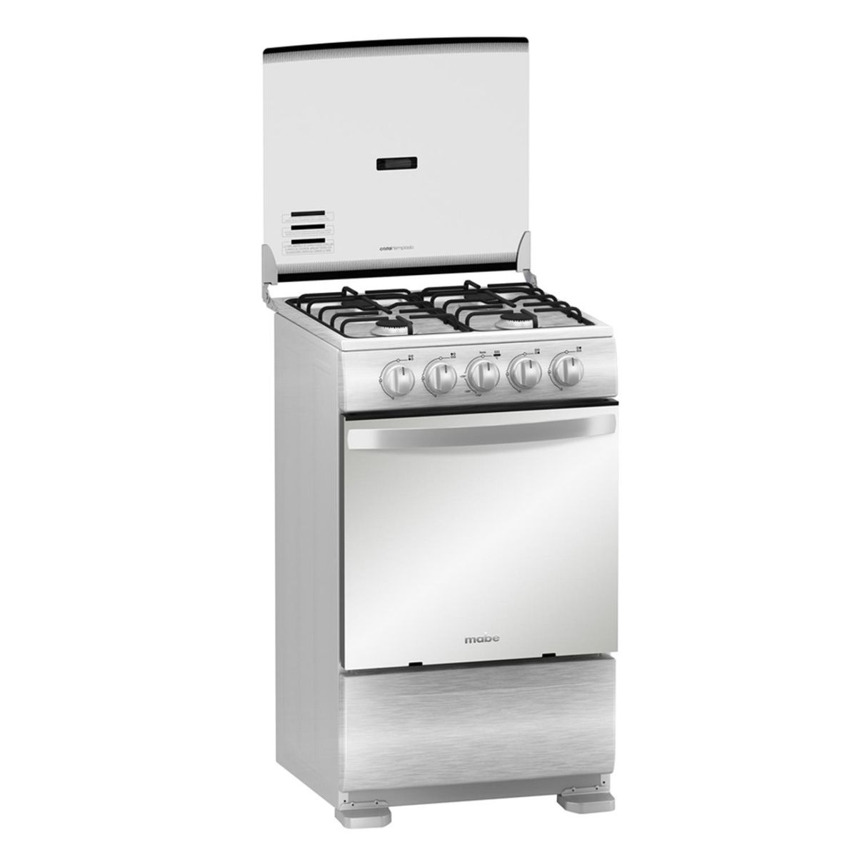 Mabe - Cocina de Piso a Gas 4 Hornillas Mabe TX5110P2 Inox