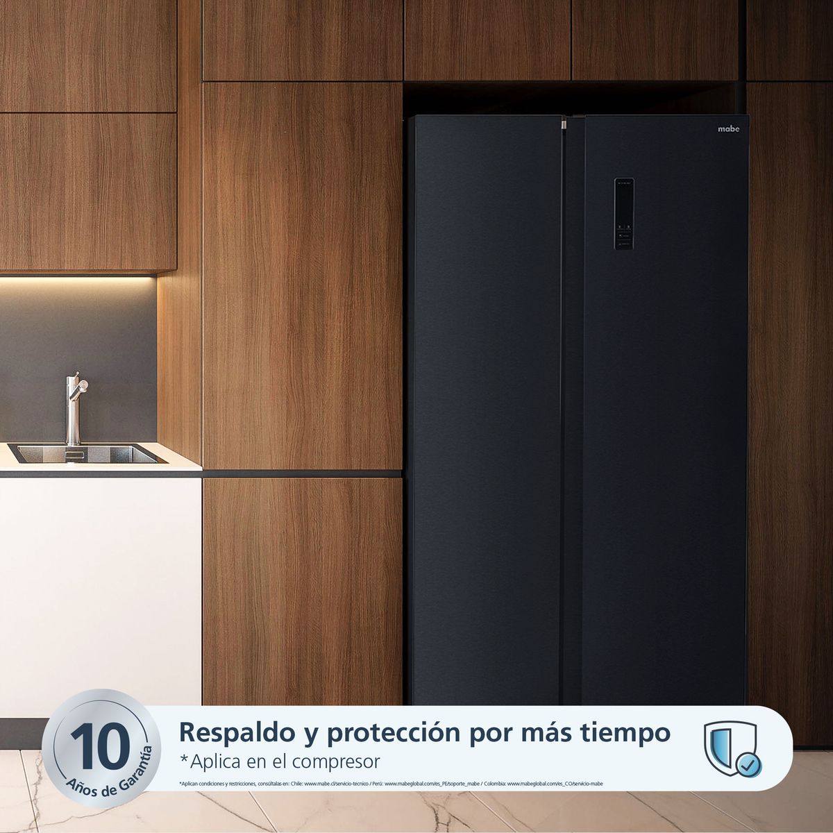 MABE - Refrigeradora Mabe 436L Side By Side 2 Puertas MSD480LPRPS0