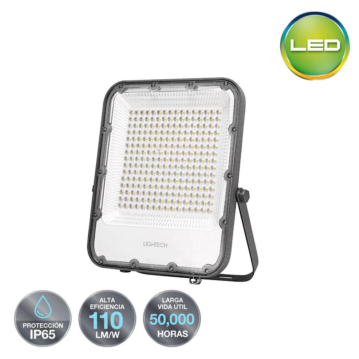 LIGHTECH - Reflector Pro 150W IP65 Gris Plata