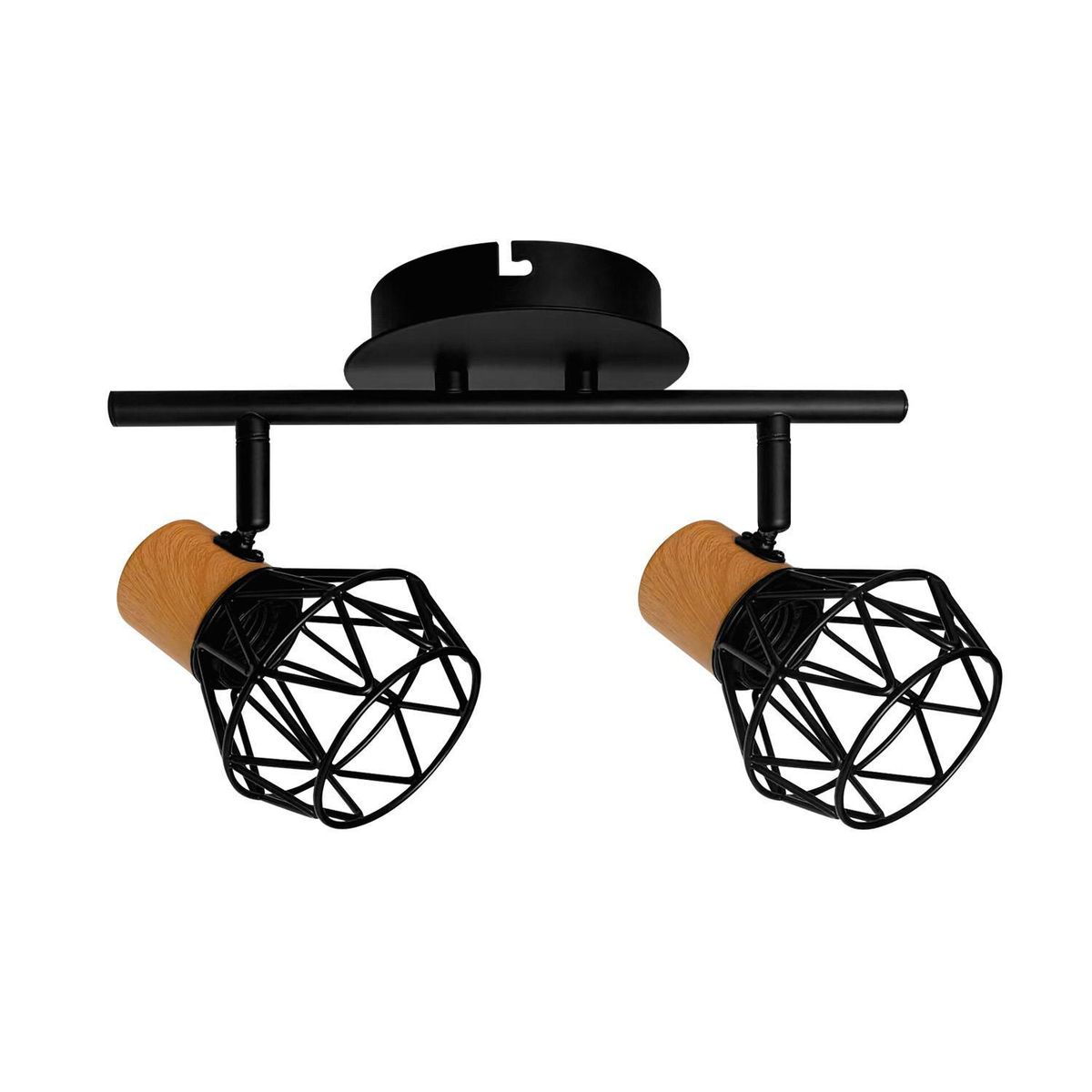 LIGHTECH - Barra Doble de Pared Martina 60W Negro