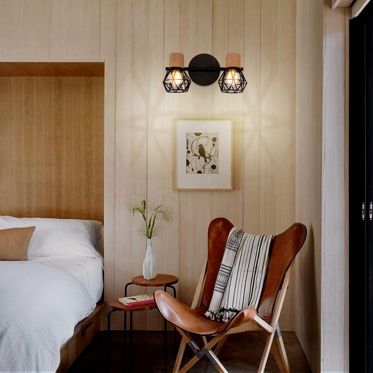 LIGHTECH - Barra Doble de Pared Martina 60W Negro