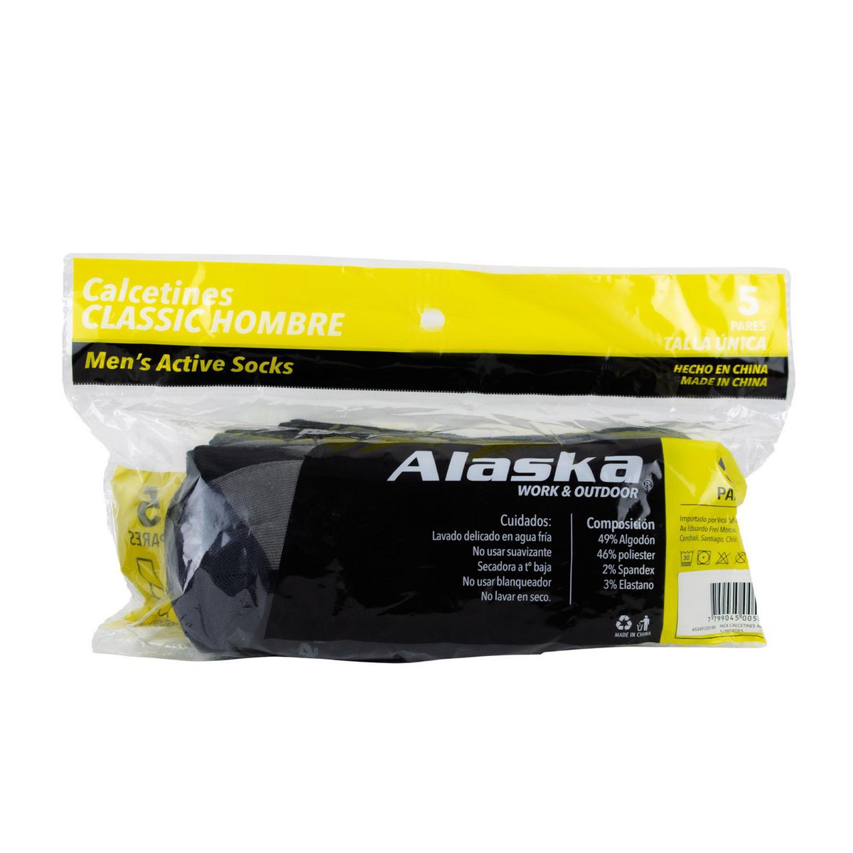 ALASKA - Calceltín Alaska Classic Pack x5