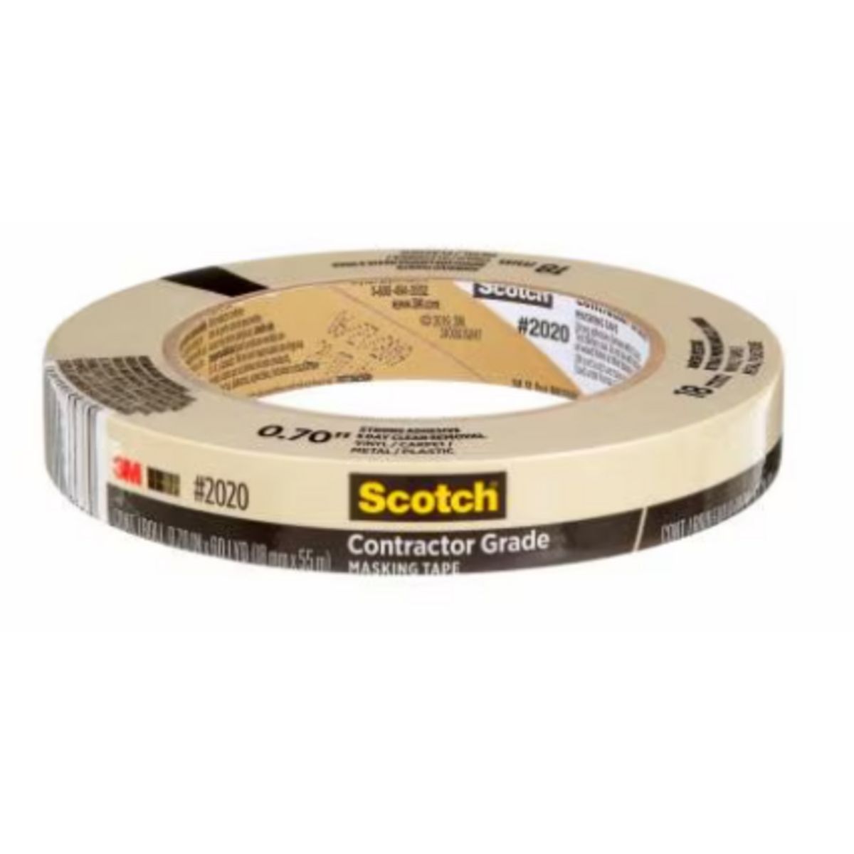SCOTCH - Cinta Masking Tape 2020 Profesional 18mmx55m