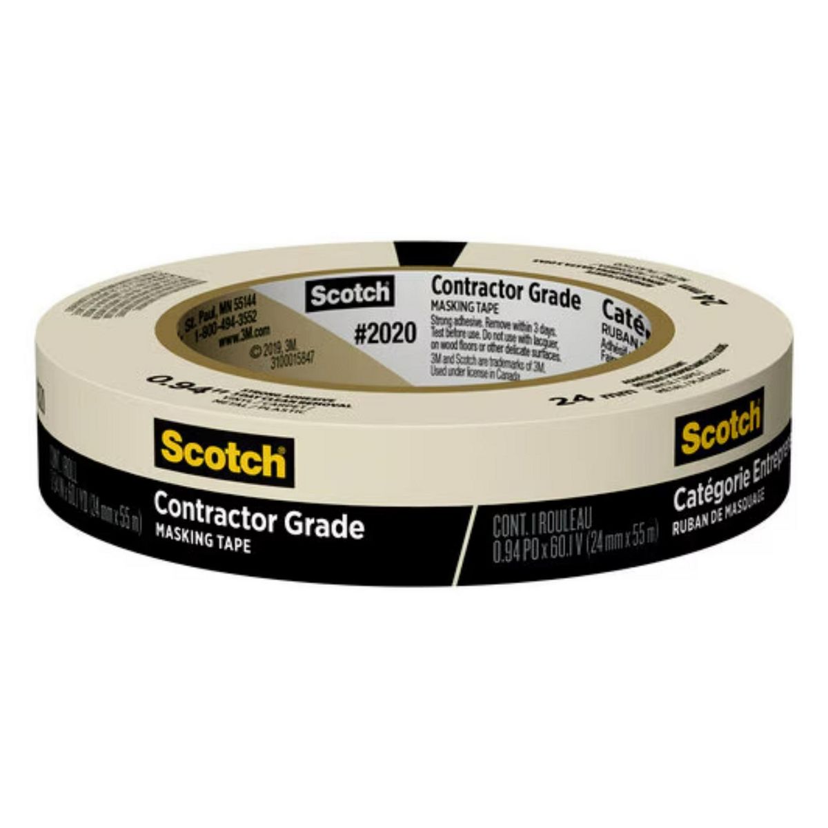 SCOTCH - Cinta Masking Tape 2020 Profesional 24mmx55m