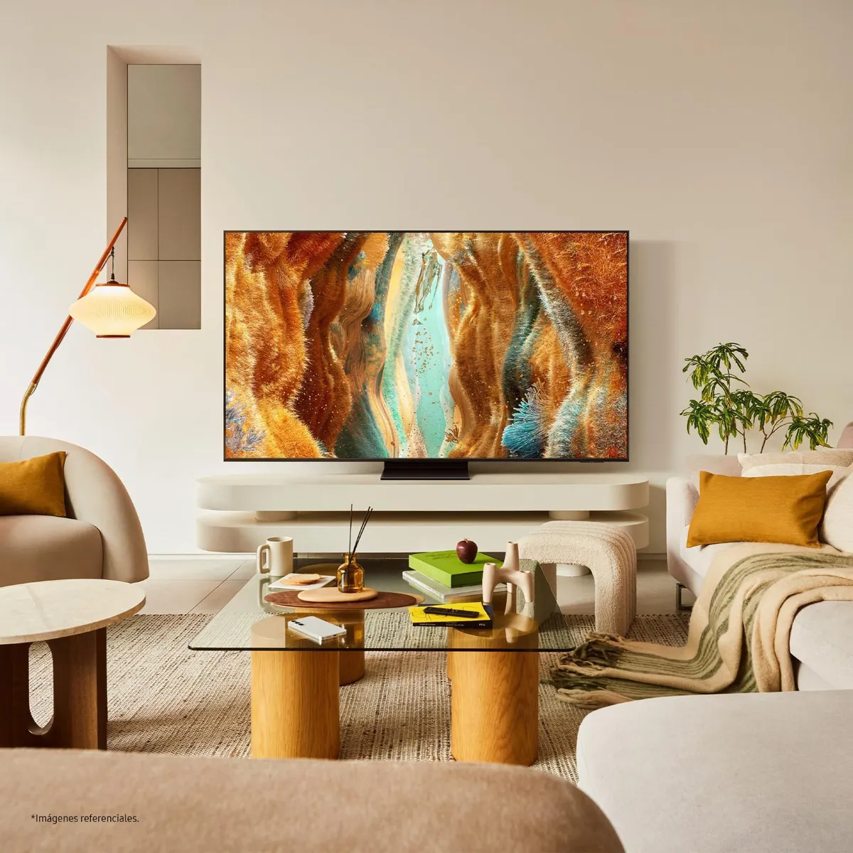 Televisor QLED 55 pulgadas 4K Ultra HD Tizen QN55QN70FAGXPE, marca SAMSUNG - Foto 2
