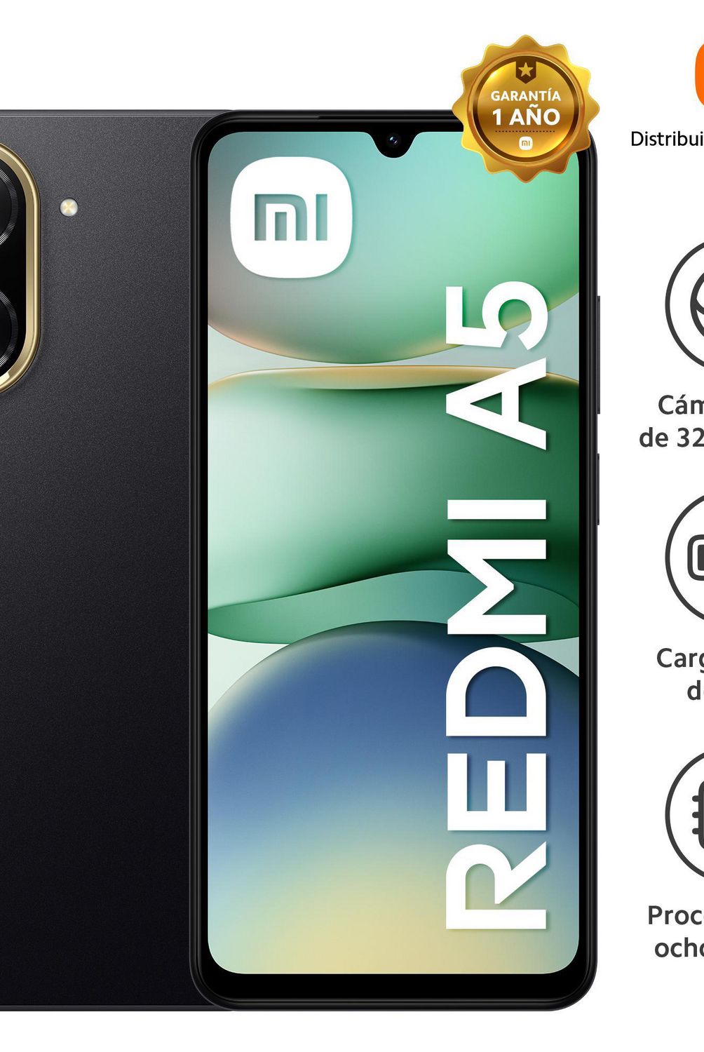 XIAOMI - Xiaomi Redmi A5 Midnight Black 4GB 128GB