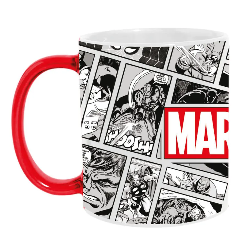 DISNEY - Taza Marvel Comics Rojo 500ml