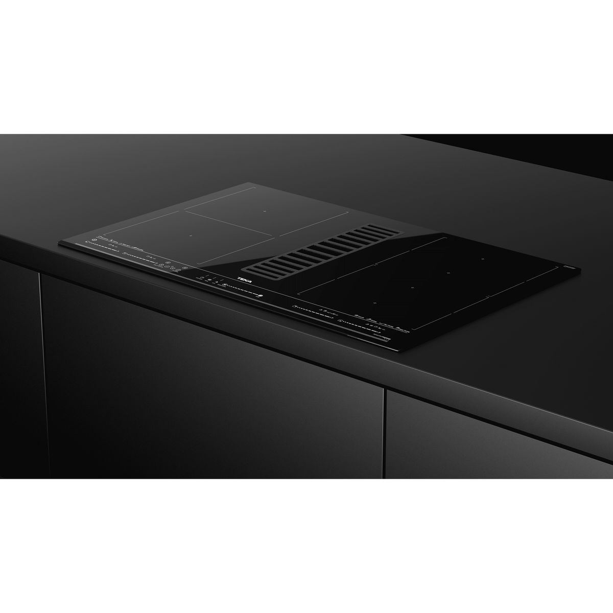 TEKA - Encimera con Campana AFF 87601 Negro