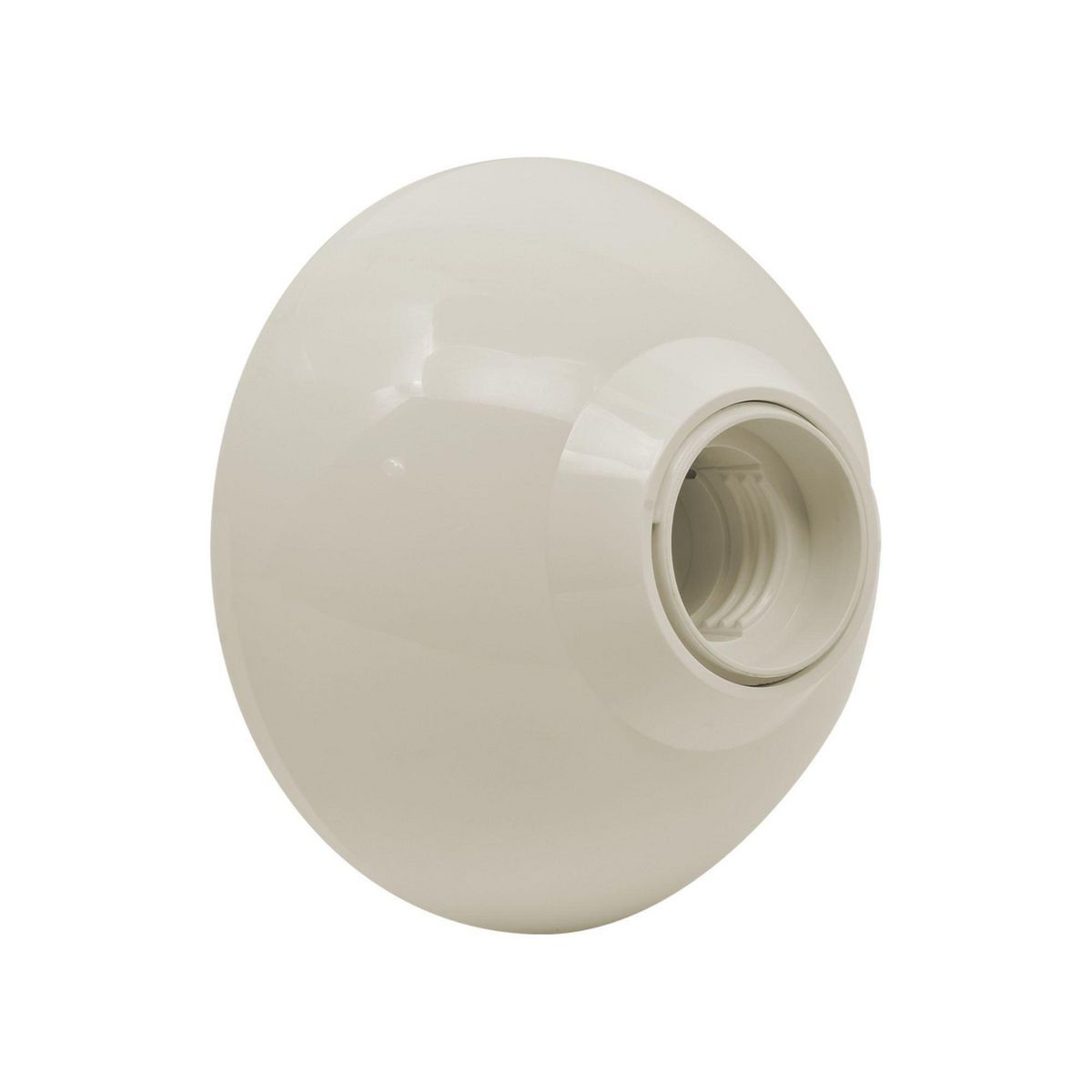 BTICINO - Wall Socket 2 piezas (Base + Tapa) E27 Plano Marfil   