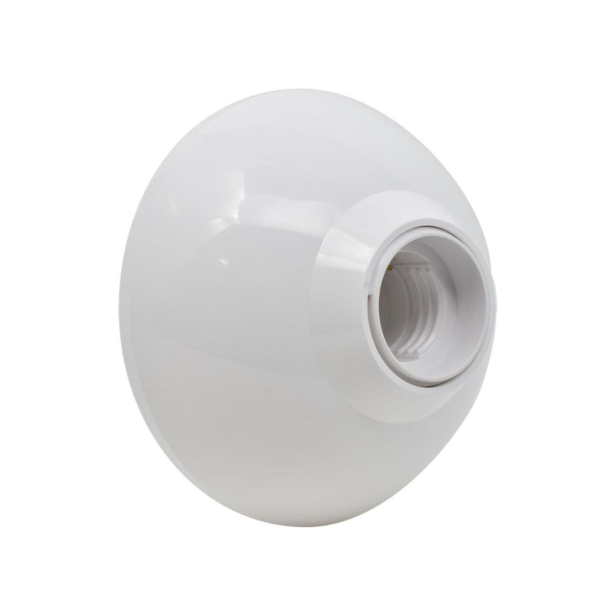 BTICINO - Wall Socket 2 Piezas (Base + Tapa) E27 Plano Marfil Blanco