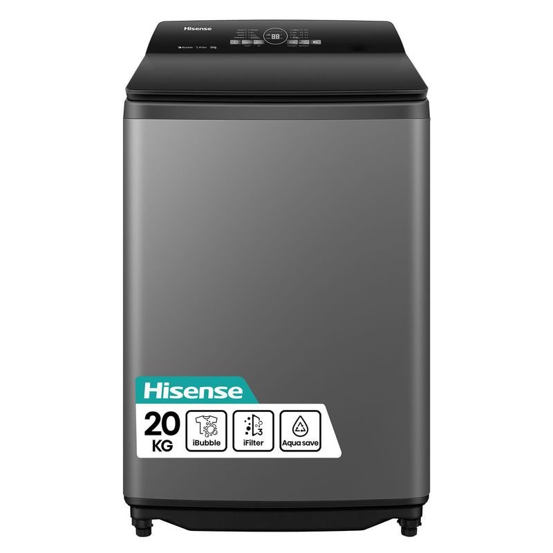 HISENSE - Lavadora 20kg Hisense Carga Superior WT3I2023UT