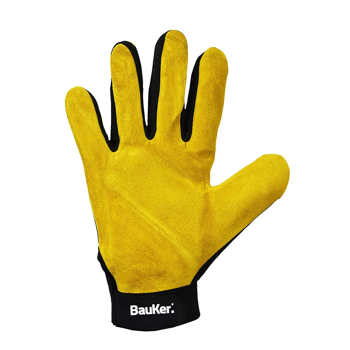 BAUKER - Guante Executive Negro/Amarillo