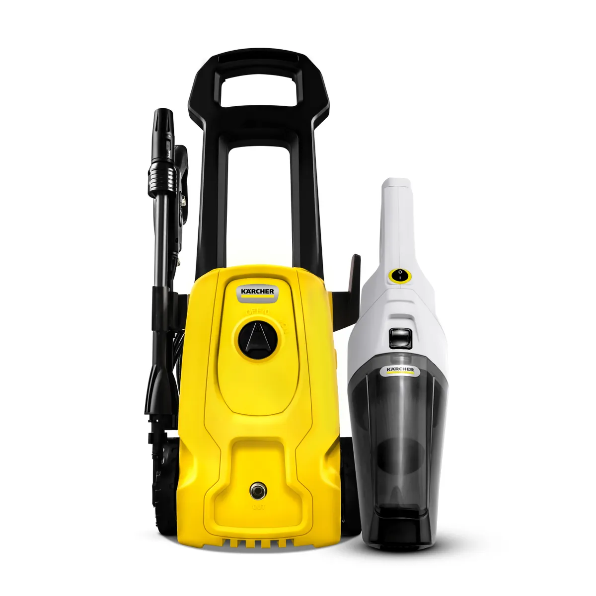 KARCHER - Hidrolavadora Eléctrica 1200W + Aspiradora Manual CVL1