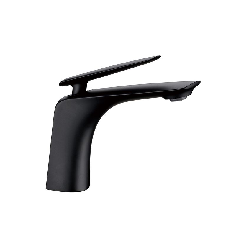 VAINSA - Monomando Lavatorio Bajo Martini Negro Matte