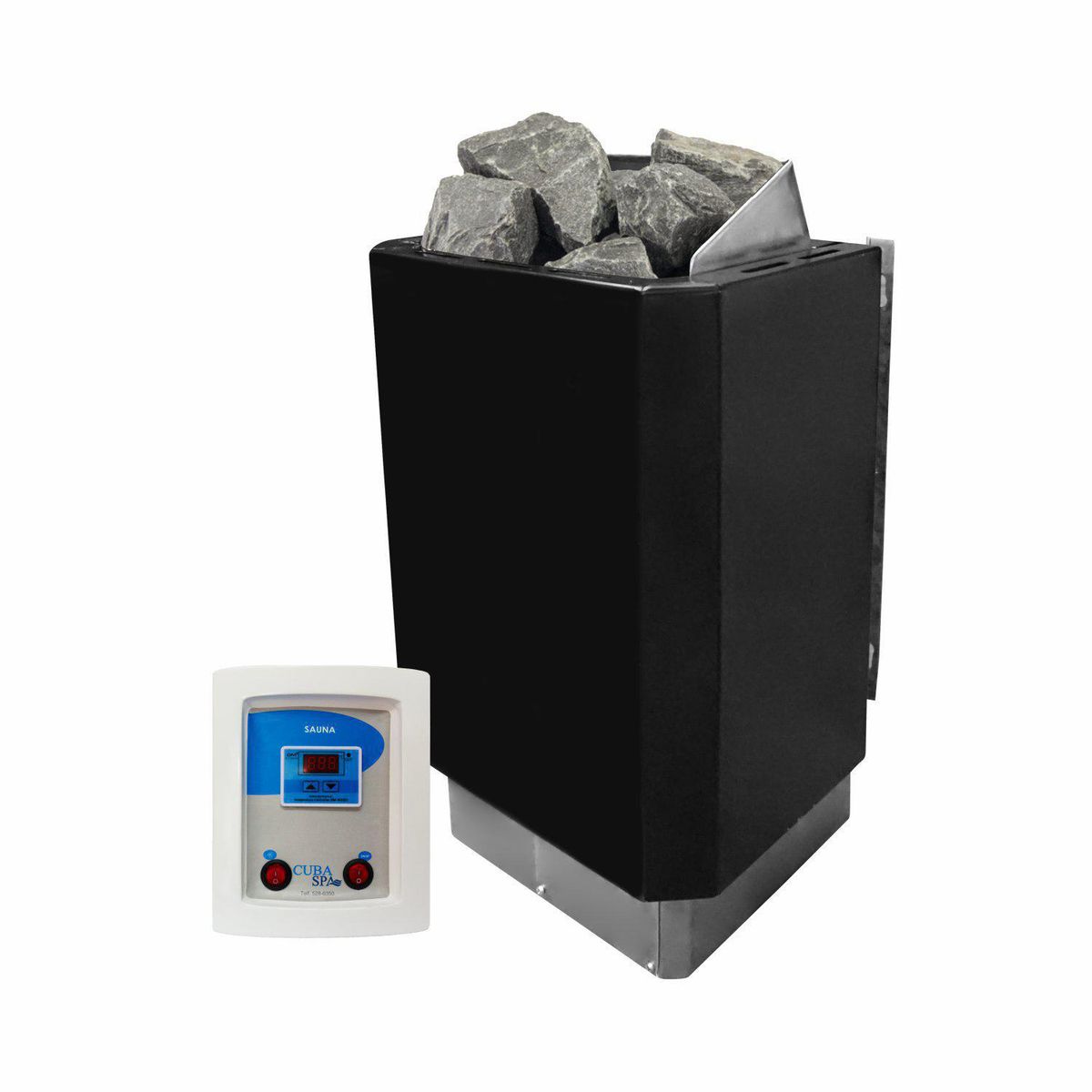 CUBA&SPA -  Calefactor Eléctrico 6KW 57x31.5x26cm