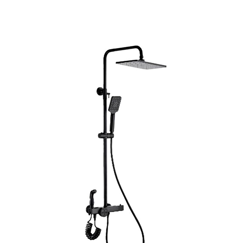 GENERICO - Ducha Shower Kit Negro 9405