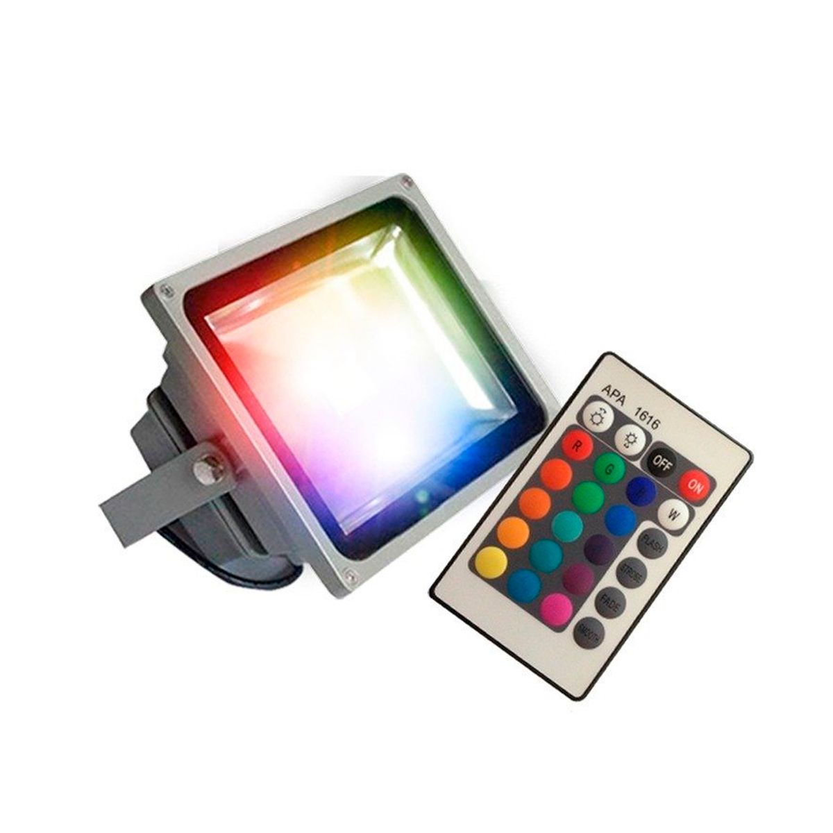 GENERICO - Reflector RGB con Control Remoto 20W-220V