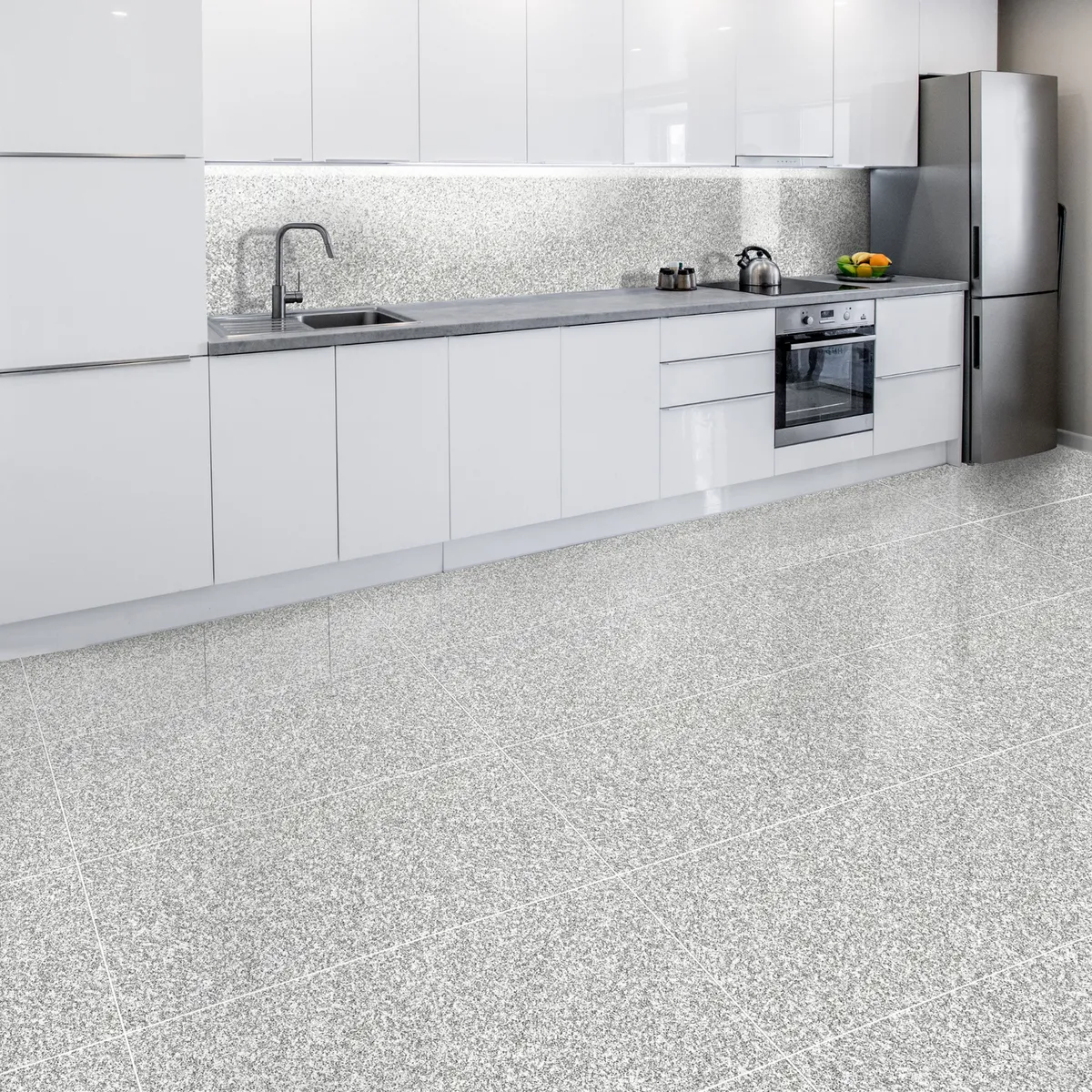 SAN LORENZO - Porcelanato Marmolado Gris 2.16m2