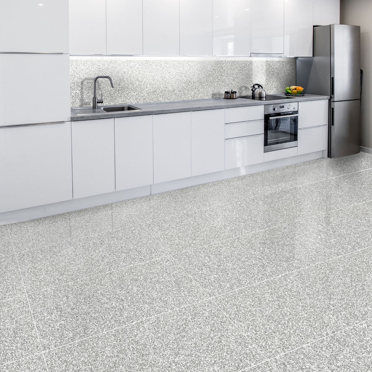 SAN LORENZO - Porcelanato Marmolado Gris 2.16m2