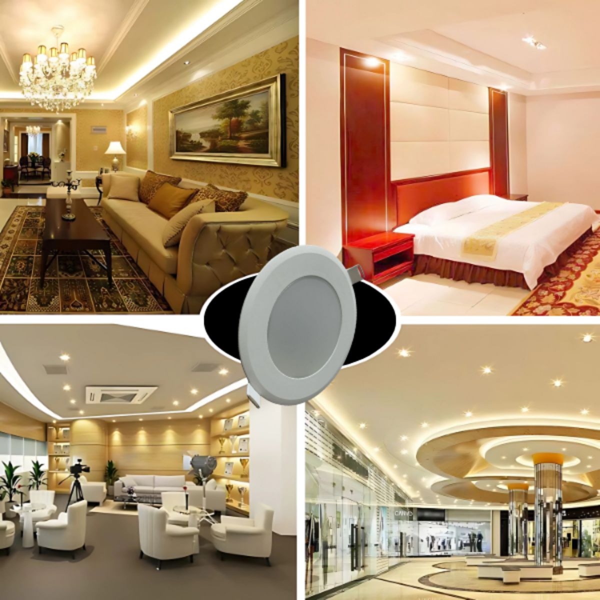 GZ LIGHTING - Spot Octogonal Triluz 10W