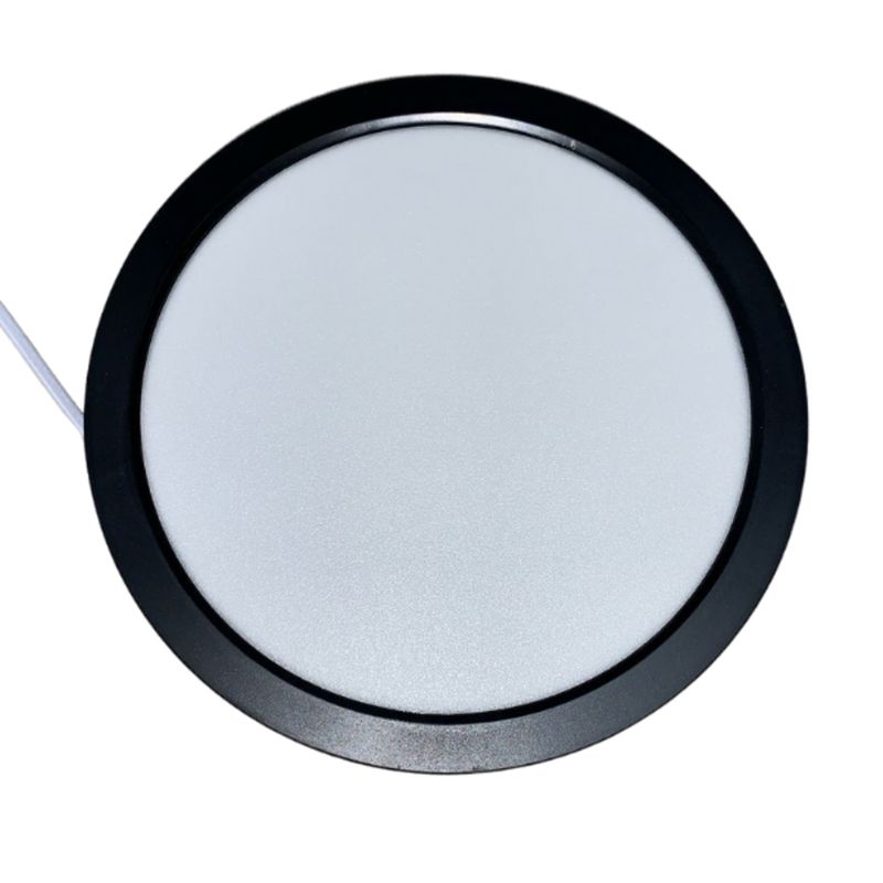 GZ LIGHTING - Panel Led Adosable Red. 24W Luz Fría Negro