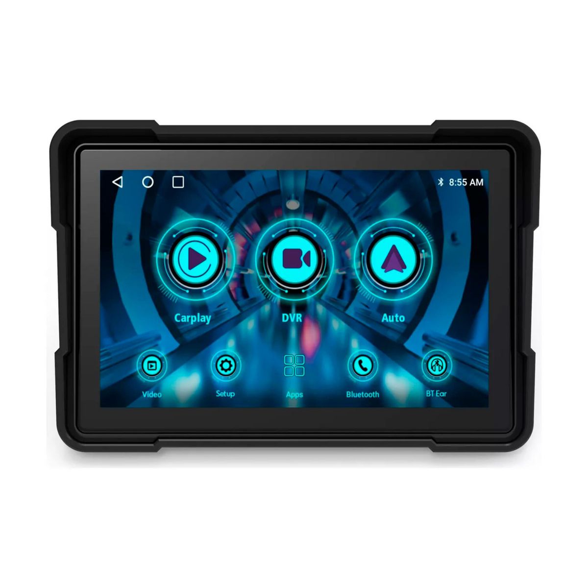 AIWA - Navegador para Moto Pantalla Tactil 5" AndroidAuto Carplay Aiwa GP50M