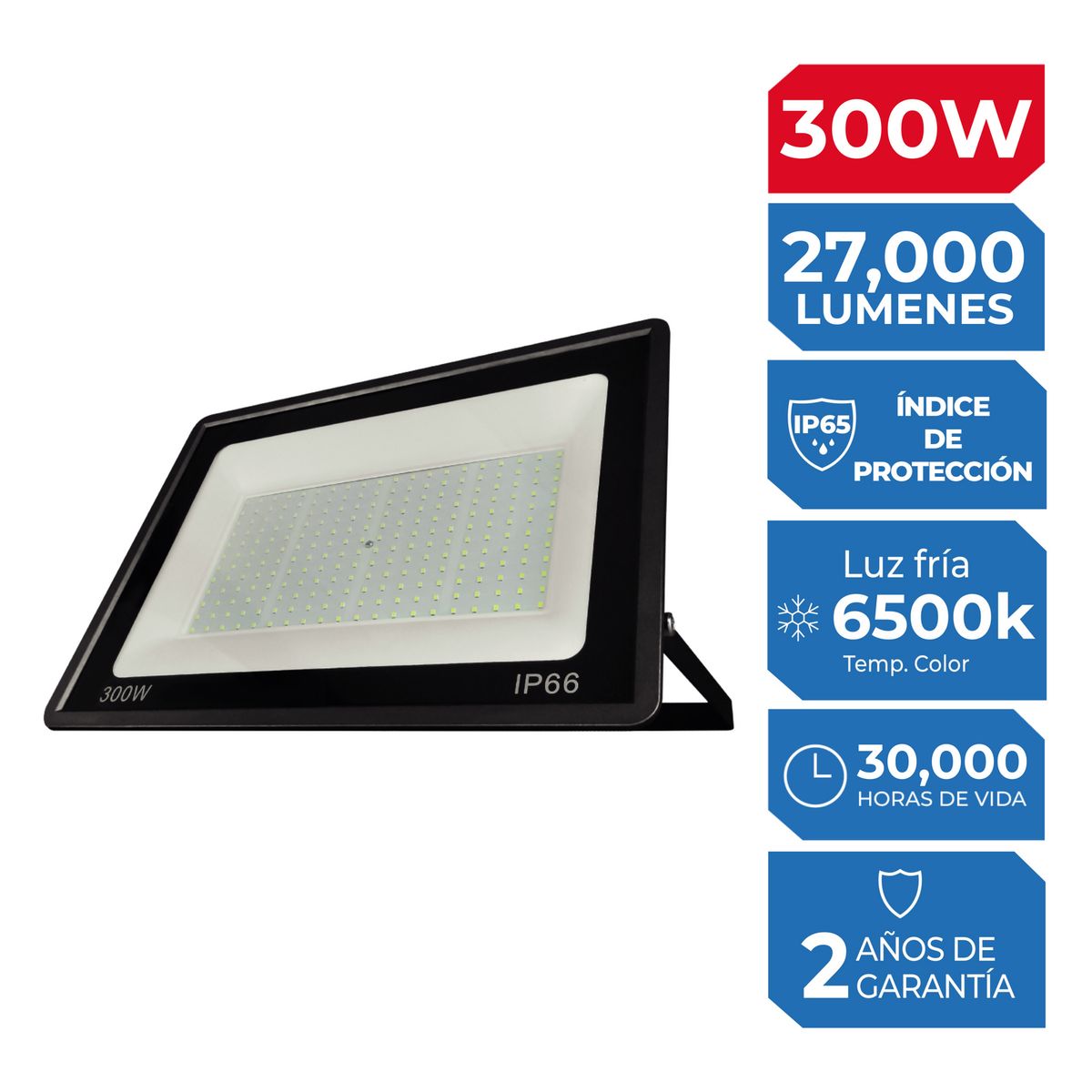ILUMA - Reflector LED 300W Luz Fría 27000LM