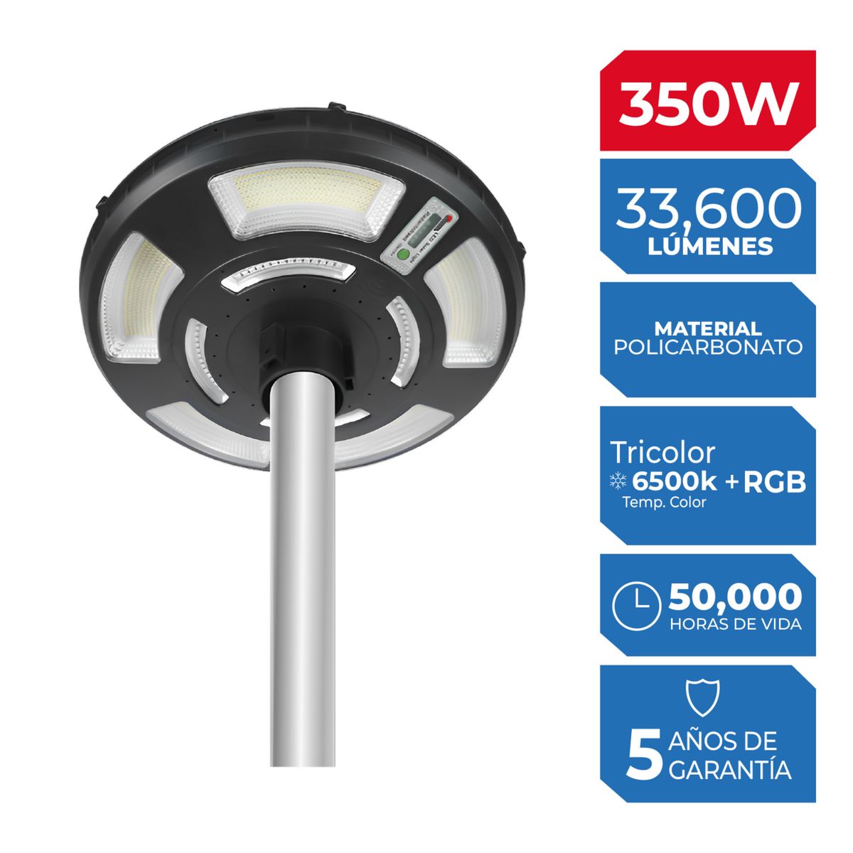 ILUMA - Panel Solar 350W Tricolor RGB