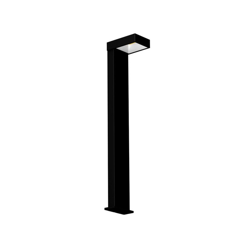 LIGHTECH - Poste LED Luz Cálida 10W IP65 Negro