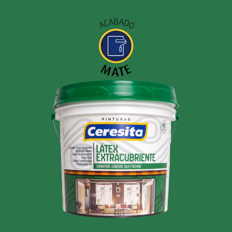 CERESITA - Latex Extracubriente Gris Claro Mate 1 GL