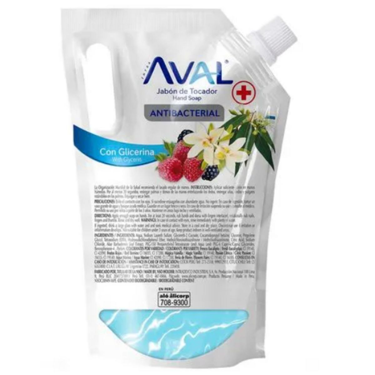 Jabon Liquido Aval Vainilla 800ML, marca AVAL - Foto 2