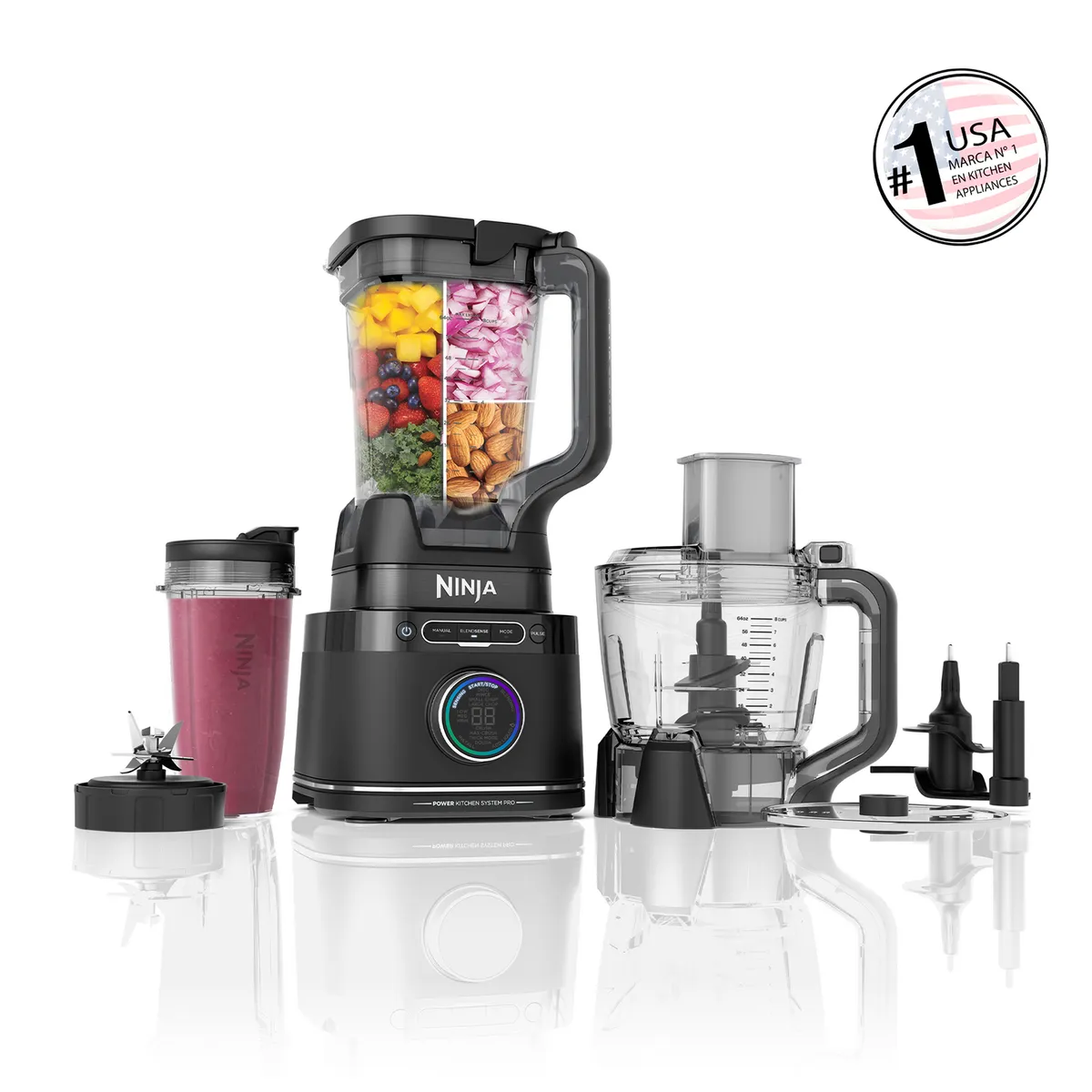 NINJA - Licuadora Blend Sense 2.13 Litros Negro TB401EU.