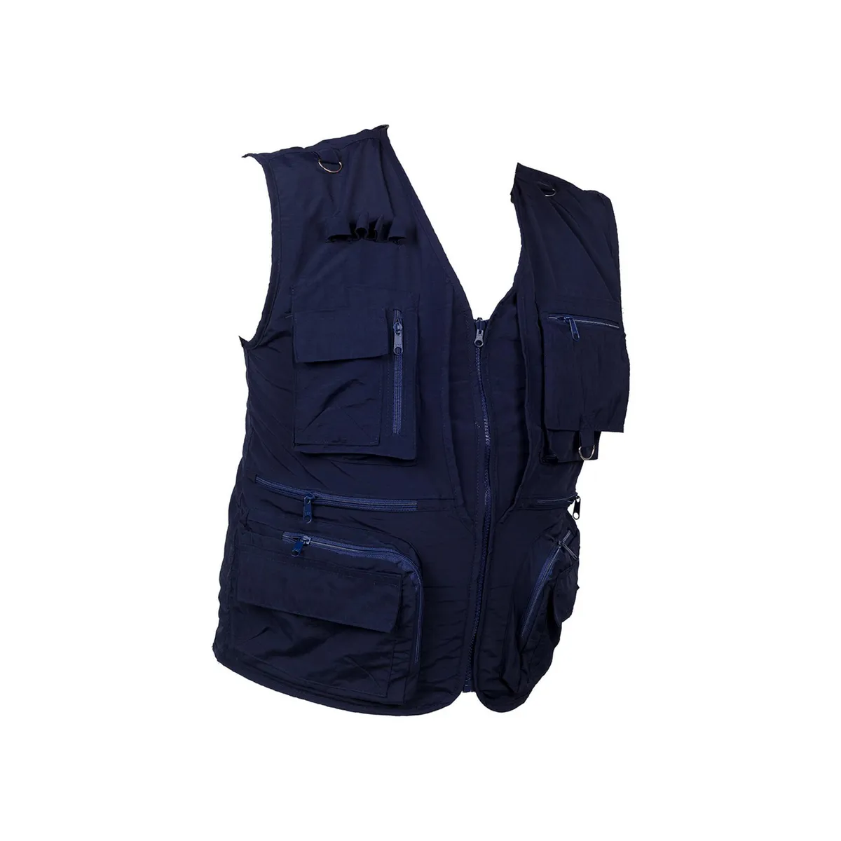  - Chaleco Multibolsillos Azul Talla M