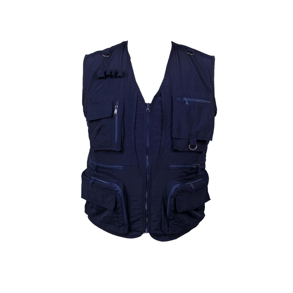  - Chaleco Multibolsillos Azul Talla L