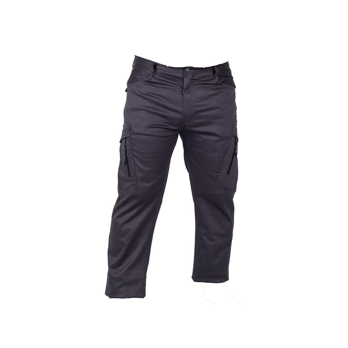  - Pantalon Drill Elastico Plomo Talla M