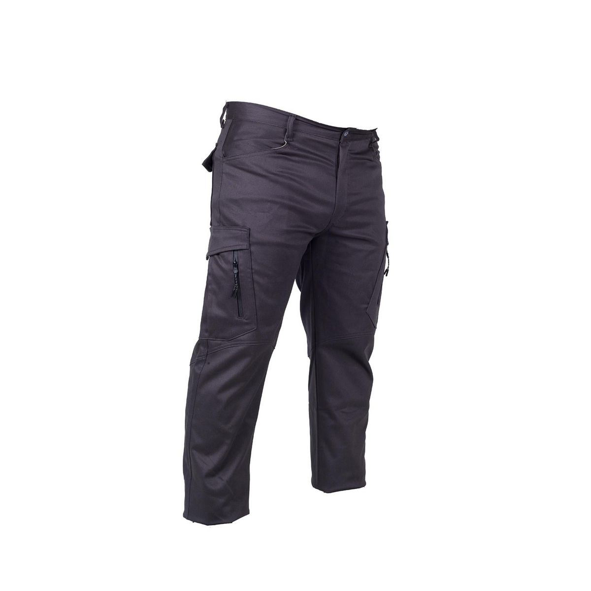  - Pantalon Drill Elastico Plomo Talla M